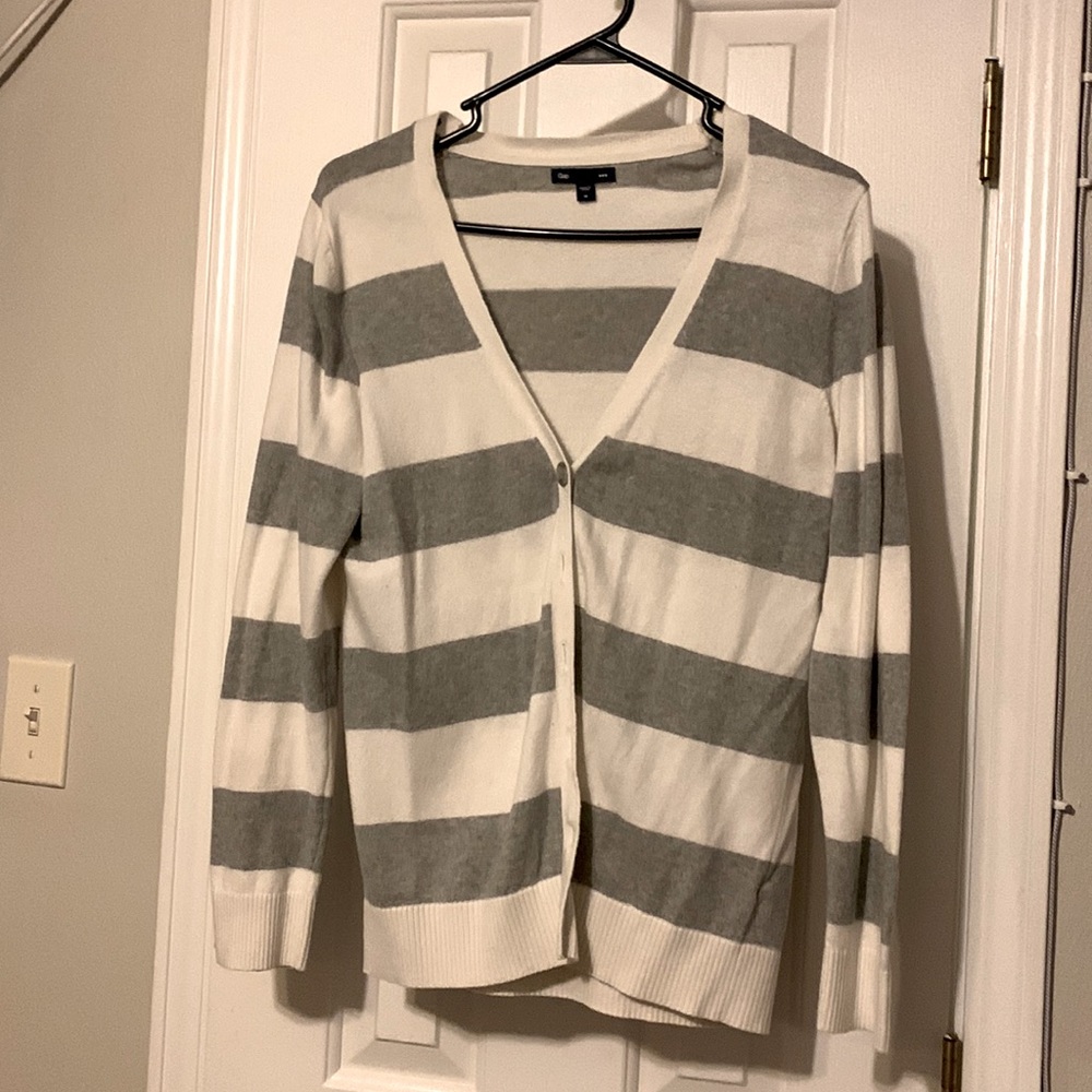 Gap Striped Cardigan